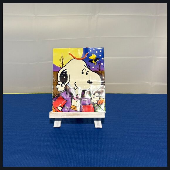 Licensed Peanuts Skeleton Snoopy Hooded Throw Blanket, & Trick or Treat Bag - Picture 5 of 8